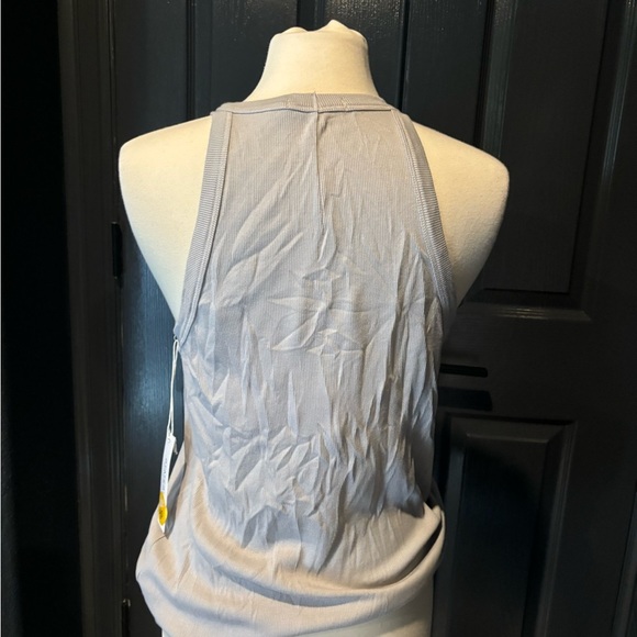 Stateside Gray Fitted Ribbed Tank Top - Picture 3 of 4